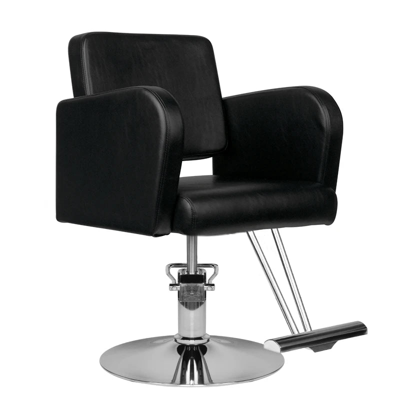 Friseurstuhl Hair System HS92, schwarz