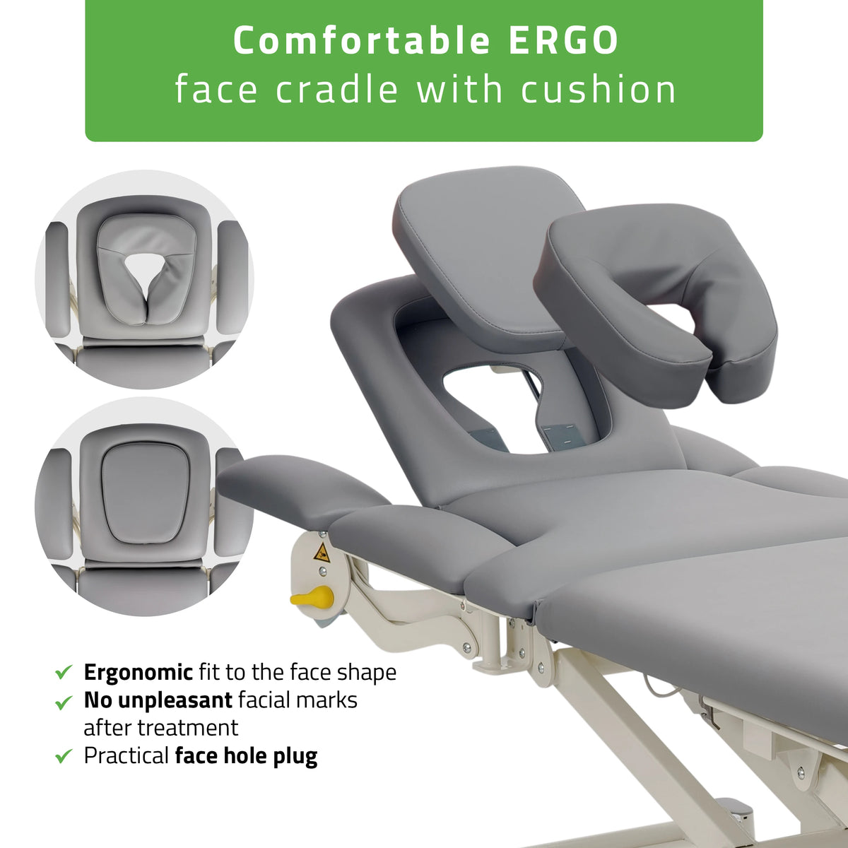 Table électrique de massage et de physiothérapie Proxima X7 Touch Core Gray