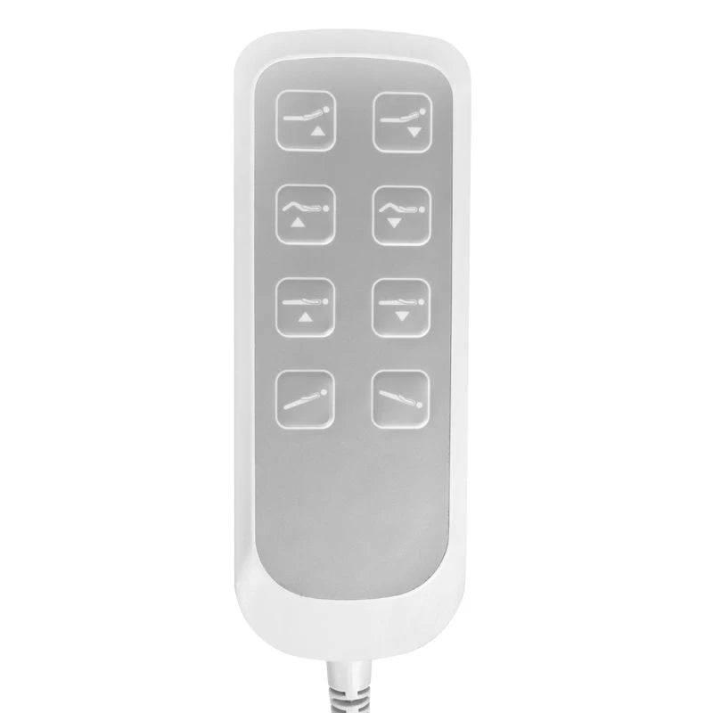 Beauty bed-couche 207A, 4 motors, white / ivory