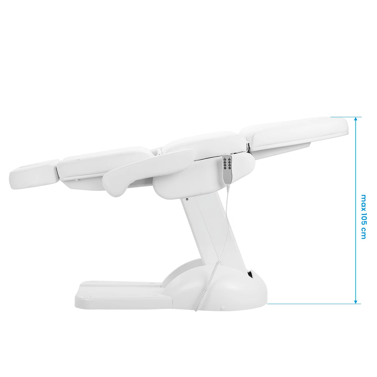 Azzurro Lux 4m Chaise cosmétique blanche avec berceau