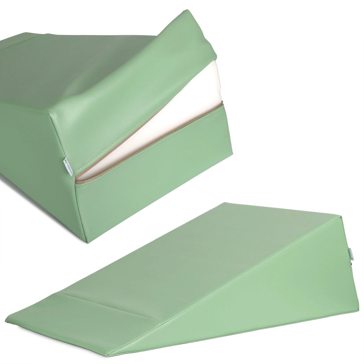 Клинообразный больстер 70x40x25, цвет: K022 зеленый