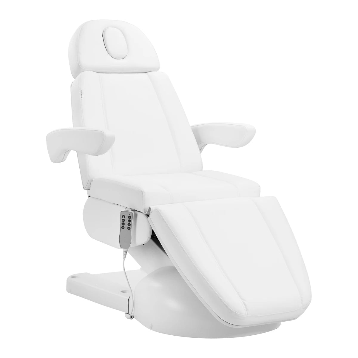 Azzurro Lux 4m Chaise cosmétique blanche avec berceau