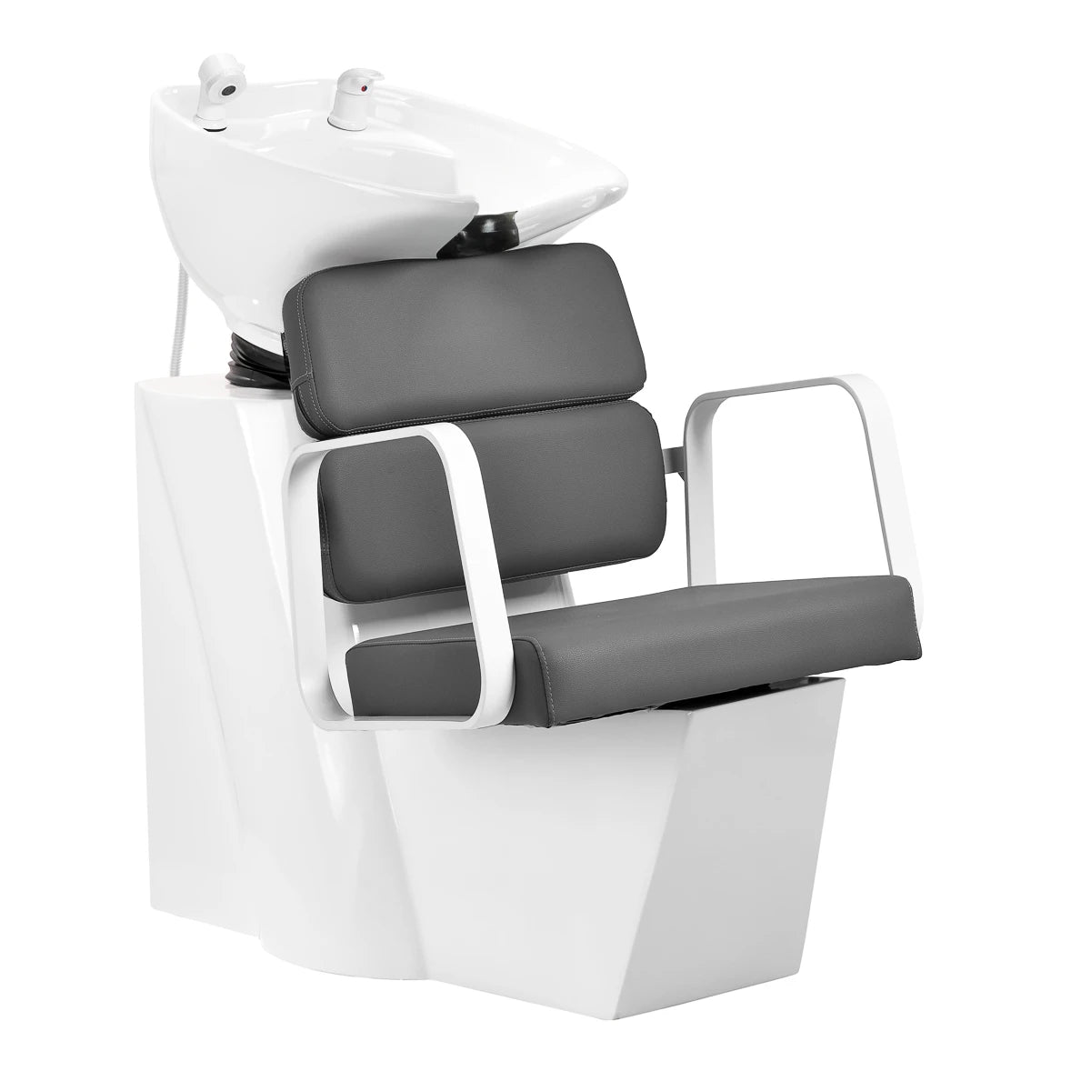 Gabbiano Porto hair wash unit white grey
