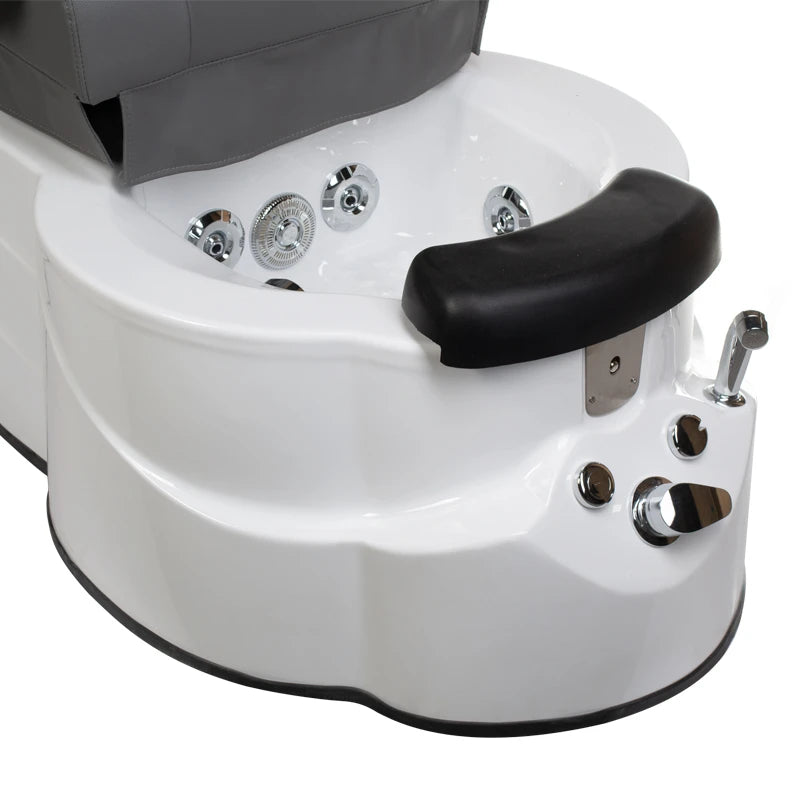 Pedikűrszék masszázzsal BR-3820D, szürke