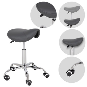 Saddle stool LOFI, Comfy Base k521 grey
