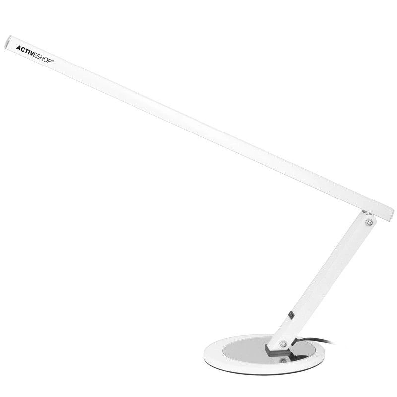Plāna LED lampa, balta
