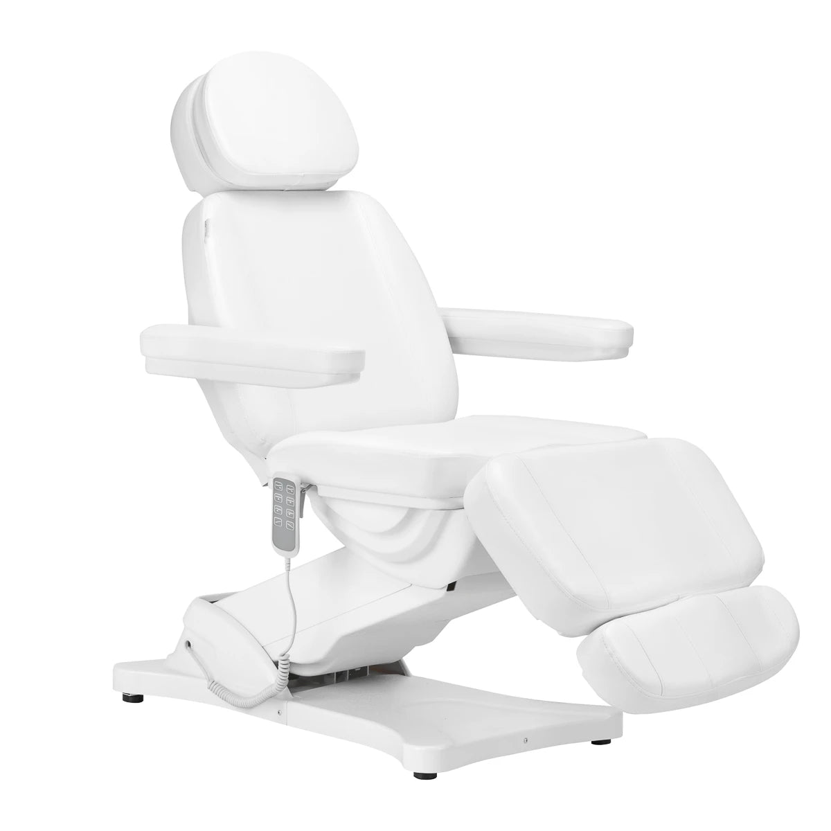 Beauty bed-couche SILLON CLASSIC, 4 motors, white with cradle