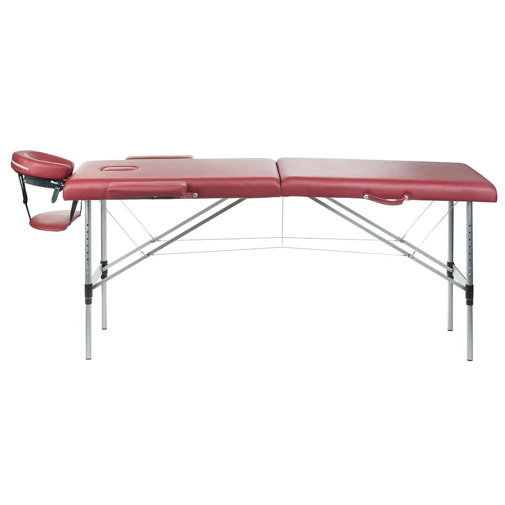 Массажный стол складной COMFORT 11, бордовый