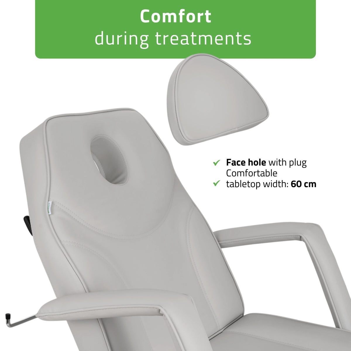 Electric beauty chair Laris Touch Core k329 grey
