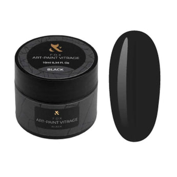 Gel Paint Vitrage Black, 10 ml