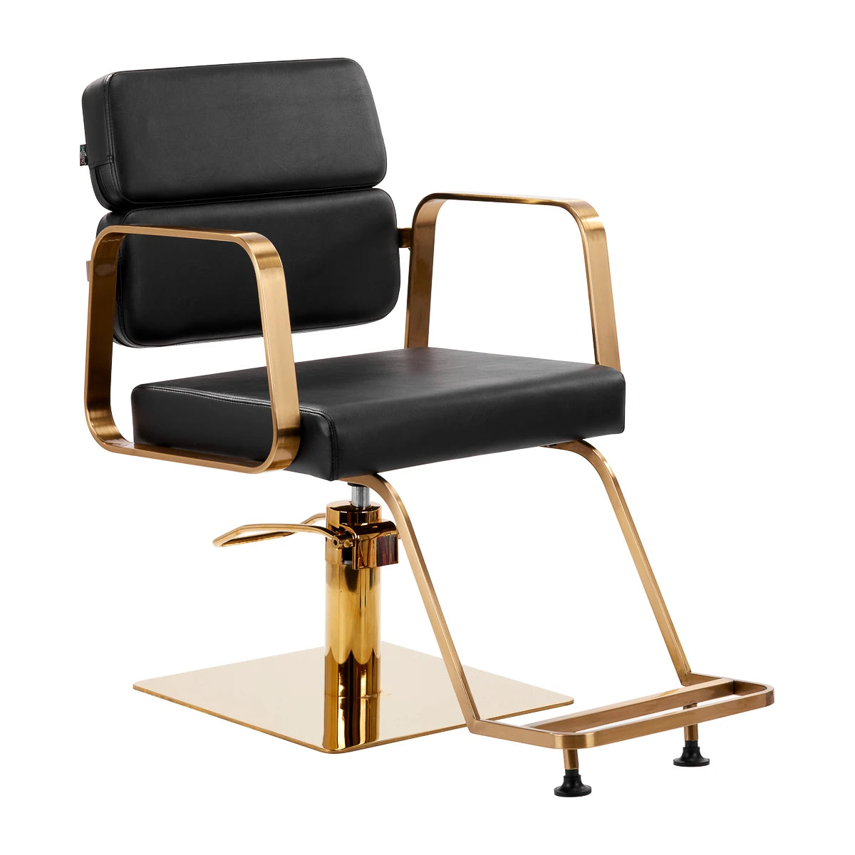 Hairdressing chair Gabbiano Porto, gold-black
