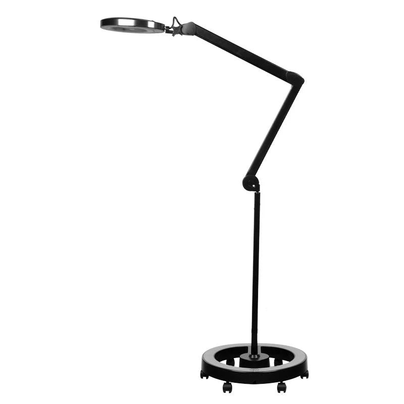 Elegante Lupa-lampa 6025, 60 LED SMD 5D, melna, ar statīvu