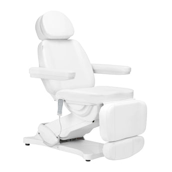 Elektrinė kosmetologinė kėdė-lova SILLON CLASSIC 3 motorai su šildymu, balta