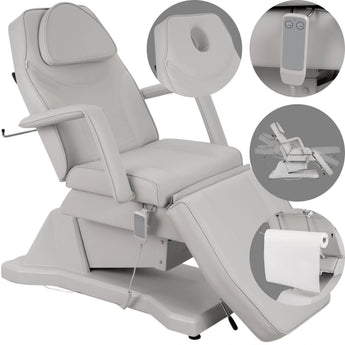 Электрическое косметологическое кресло Laris Touch Core k329, серое