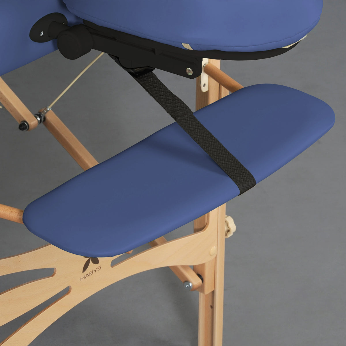 Massage Table Panda Light Wood 70 Vinyl Flex K012 Navy Blue