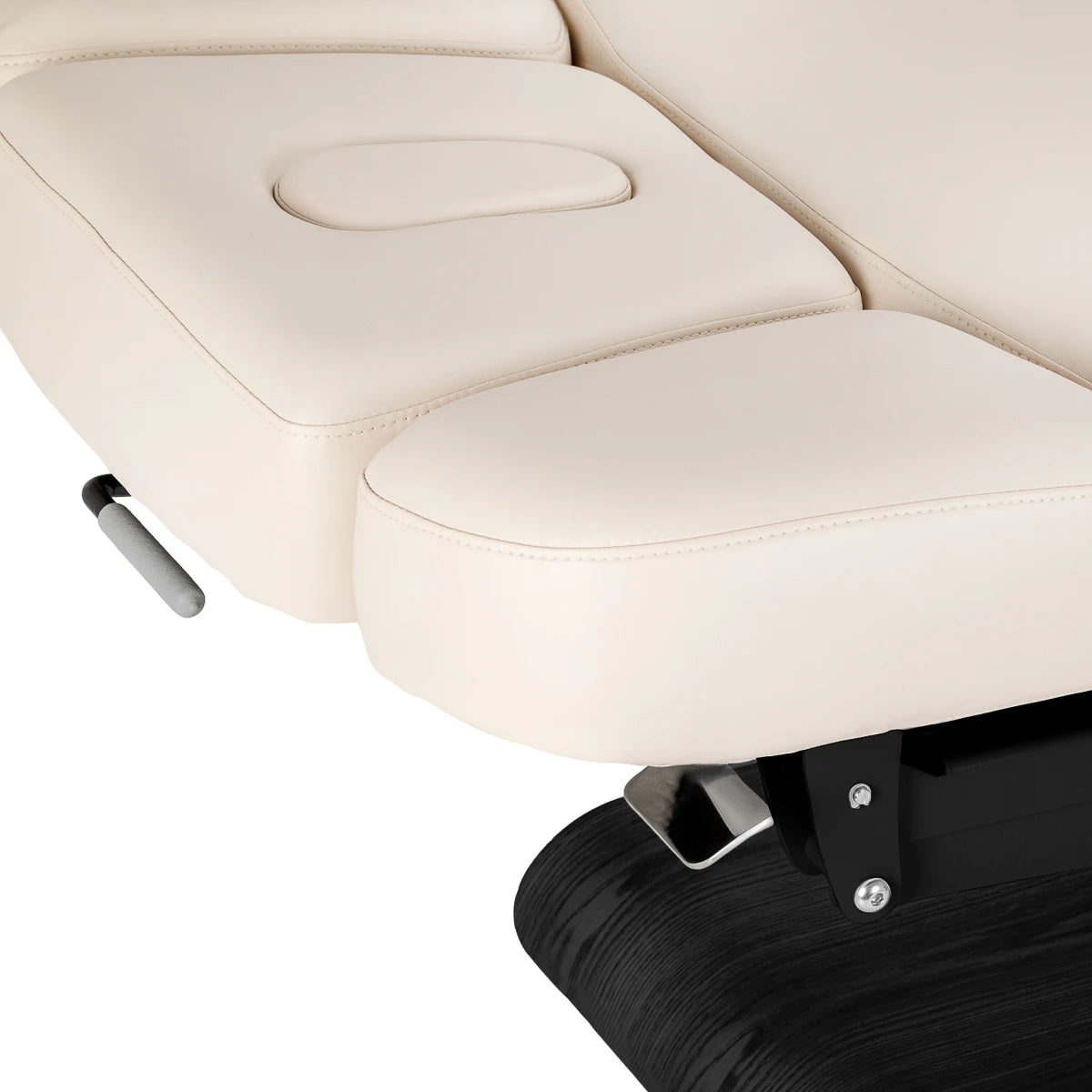 SPA-Kosmetikliege Sillon Relax, Creme mit schwarzer Basis