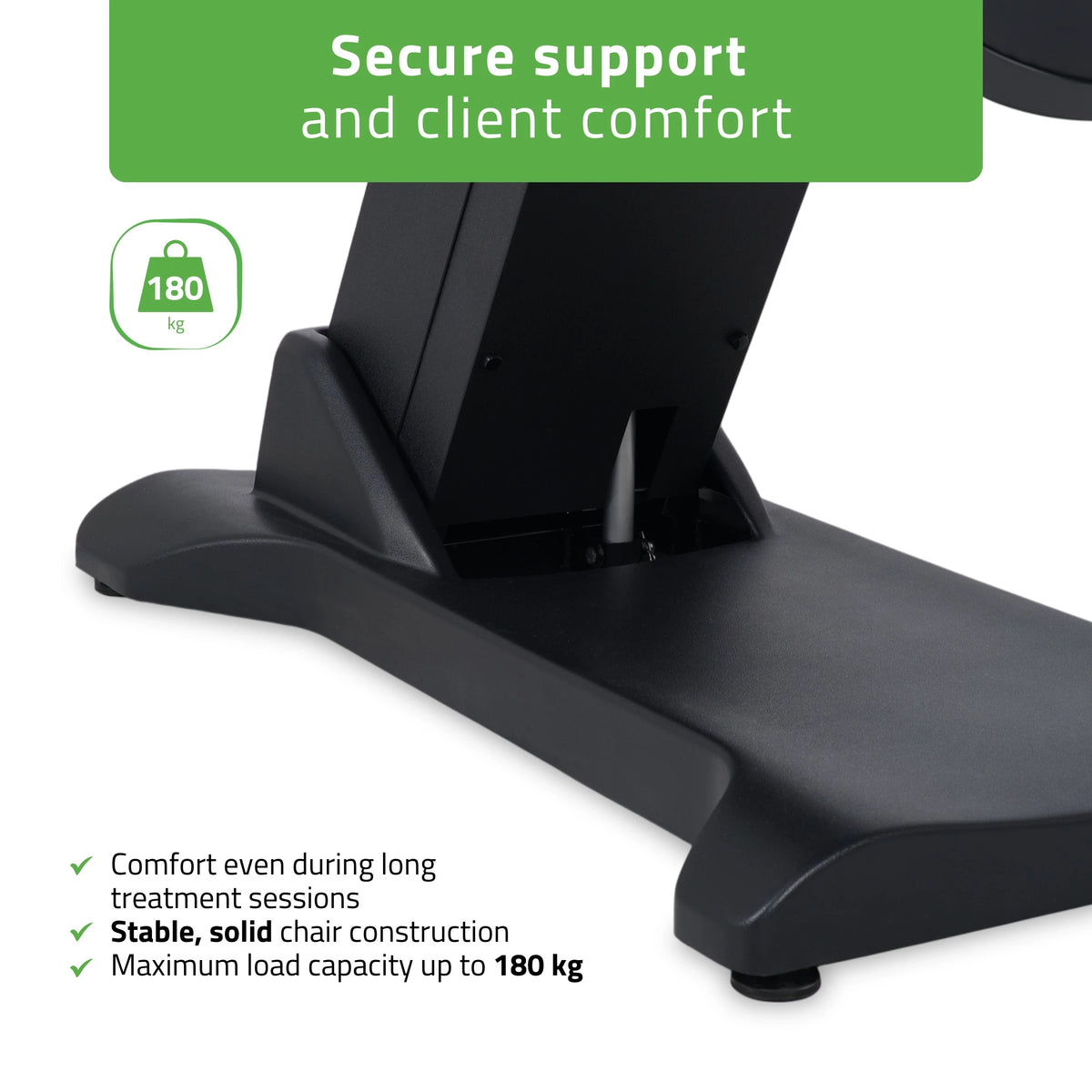 Косметологическое кресло электрическое Selia PRO 4 Touch Core k315, черное