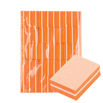 OCHO NAILS Nagu polēšanas bloks Mini, oranžs, 50 gab.