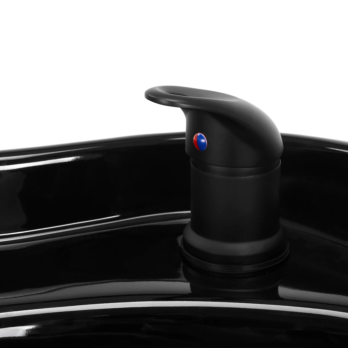 Hairdressing wash unit Gabbiano Lucca black