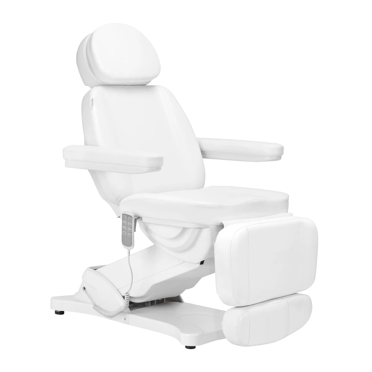 Beauty bed-couche SILLON CLASSIC, 4 motors, white with cradle