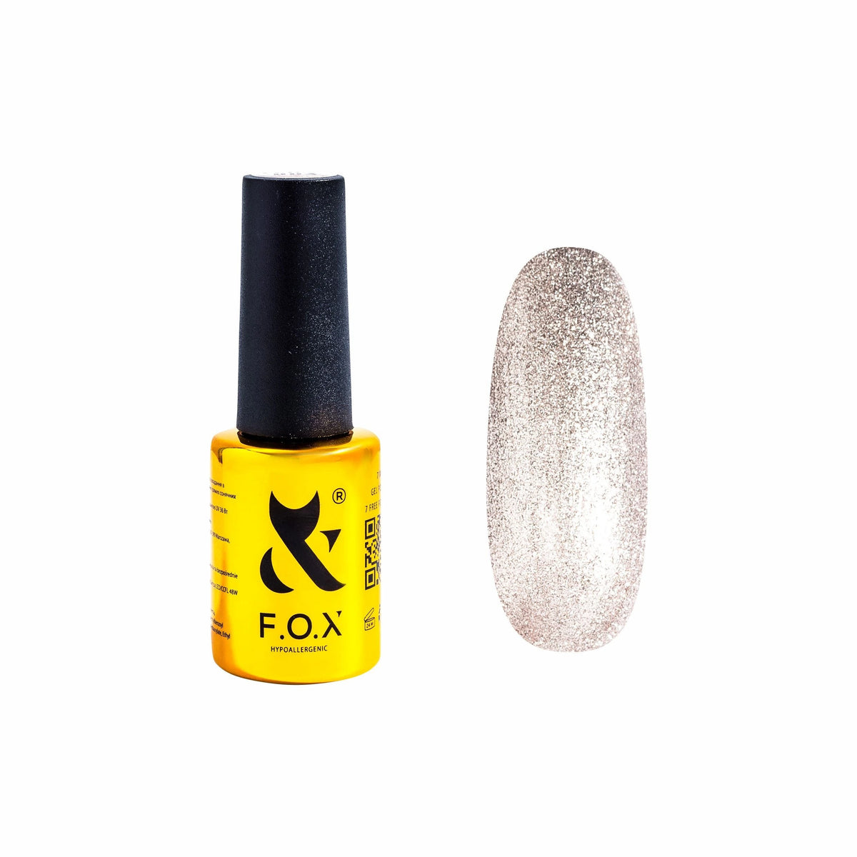 F.O.X Gēla nagu laka Fetish 002, 7 ml