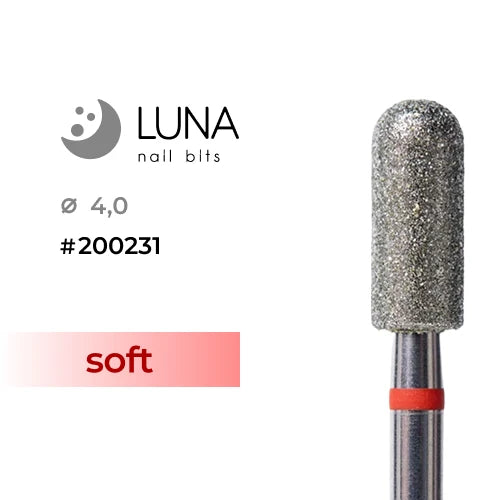 Timanttiterä pyöreä sylinteri (mikrofoni) 4,0-9, punainen Fine Grit
