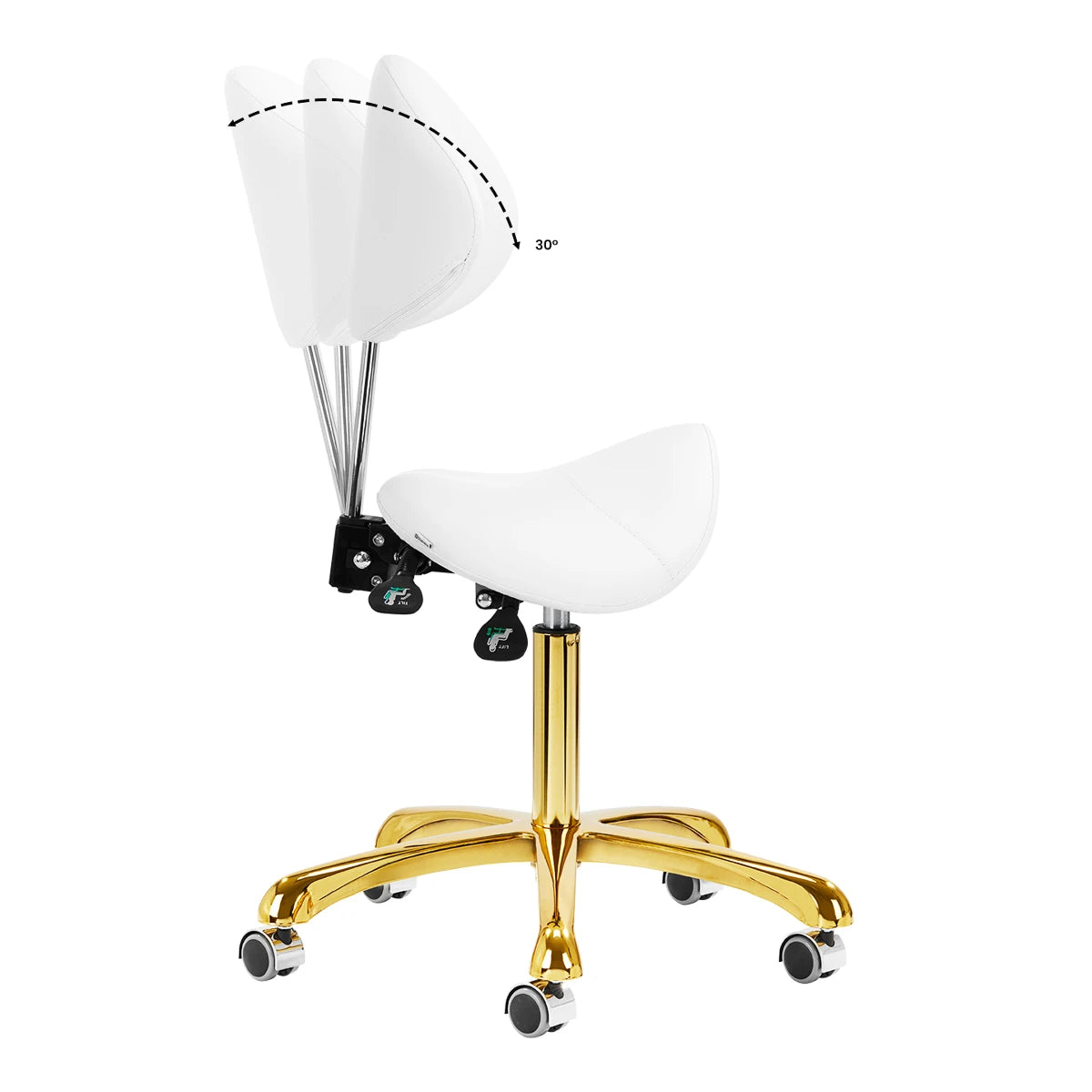 Master Chair Giovanni 1004 Gold-White
