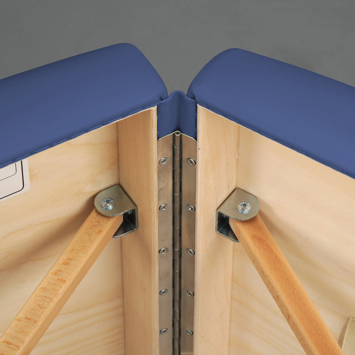 Massage Table Panda Light Wood 70 Vinyl Flex K012 Navy Blue