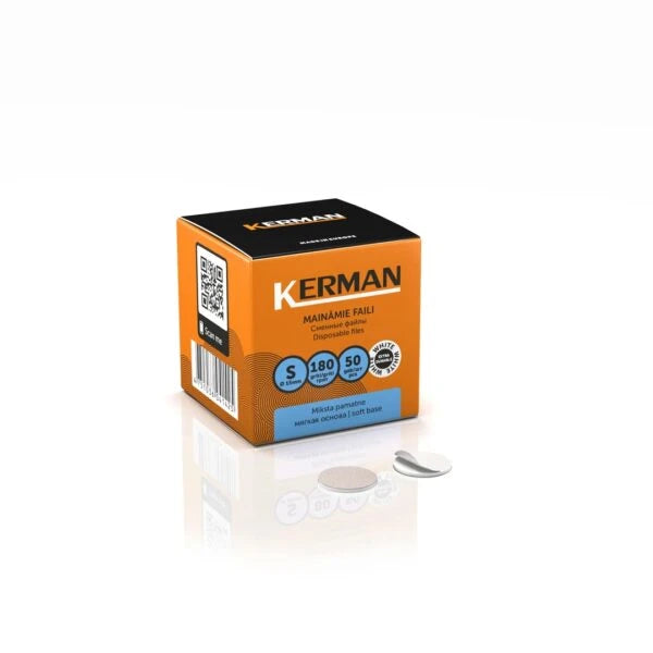 Kerman udskifteliges slibehætter til pododisc S soft 180 grit (50 stk.)