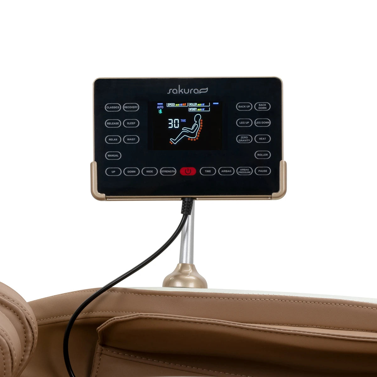 Sakura Luxury 808 massage chair white and beige
