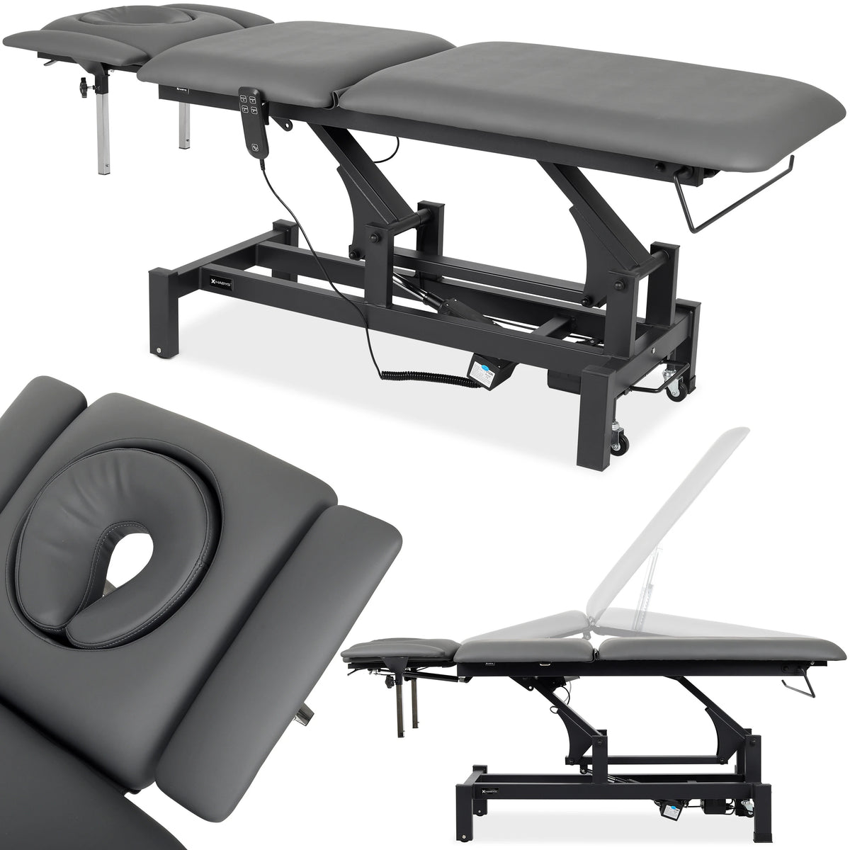 Fortis 5 ERGO massagetafel, grijs