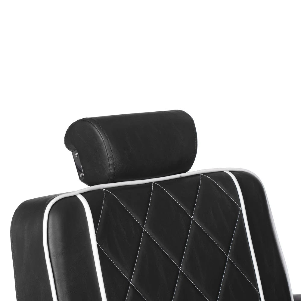 Barbiersstoel ODYS BH-31825M, zwart mat