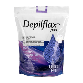 Depilflax 100 Elastīgs depilācijas vasks ar zemu kušanas temperatūru, Mauve, 1 kg