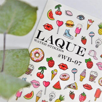 Nail art slaideri WB-07