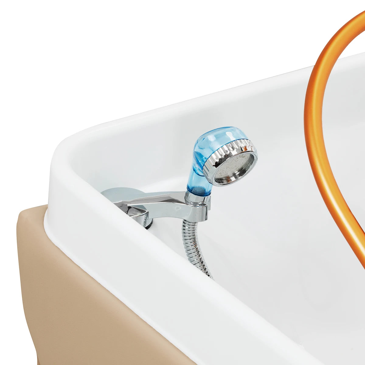 Gabbiano Head Spa Maldives hair washing bed beige