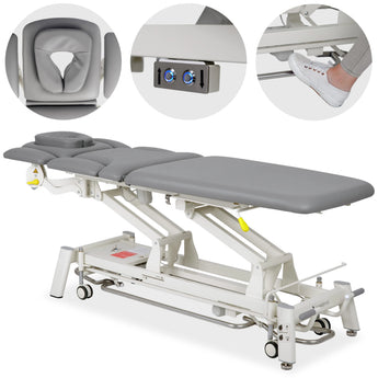 Table électrique de massage et de physiothérapie Proxima X7 Touch Core Gray