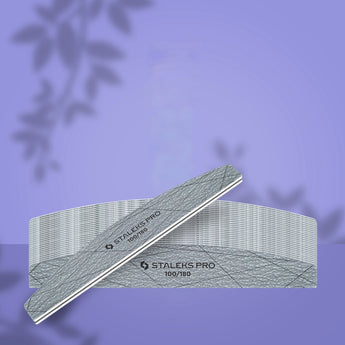 Staleks SMART 40 Minerāla pusapaļa nagu vīle, 100/180 grit, 25 gab.