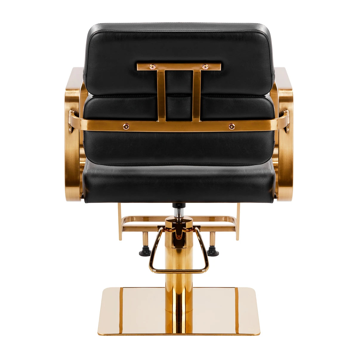 Hairdressing chair Gabbiano Porto, gold-black