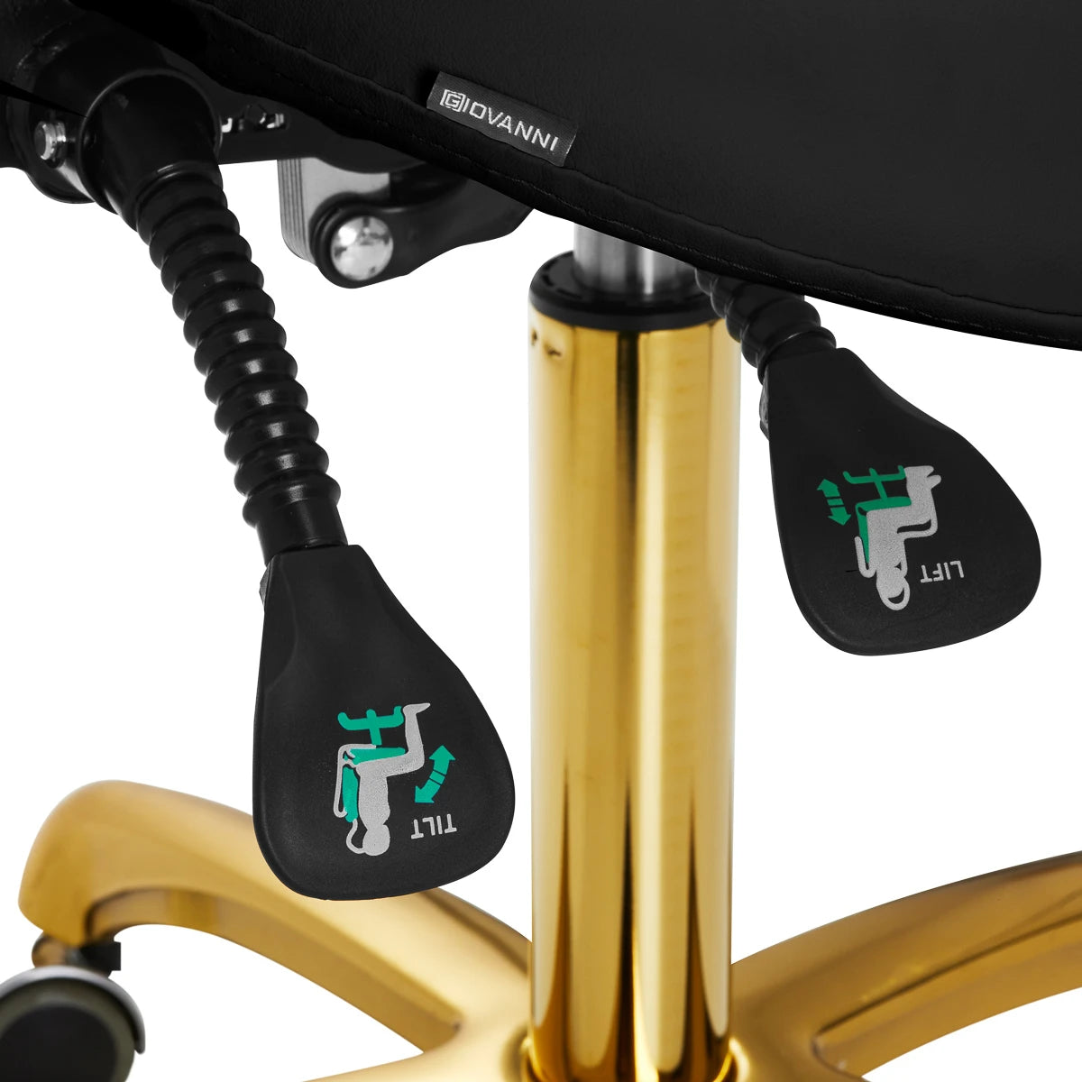Master Chair Giovanni 1004 Gold Black