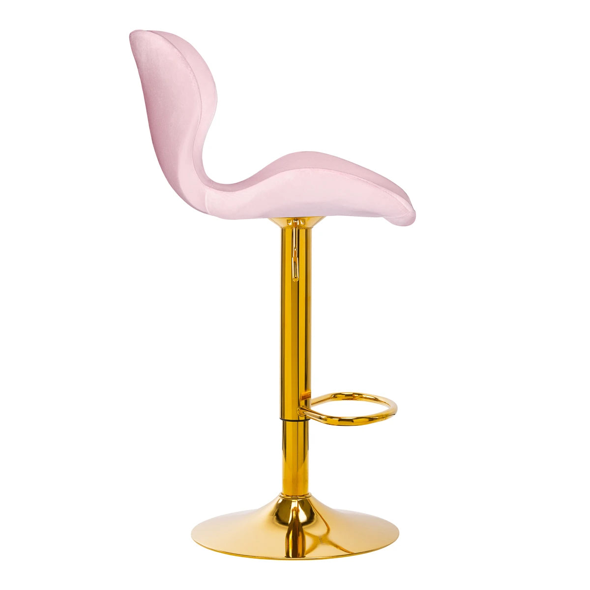 4Rico Bar Hocker QS-B15 velvet pink