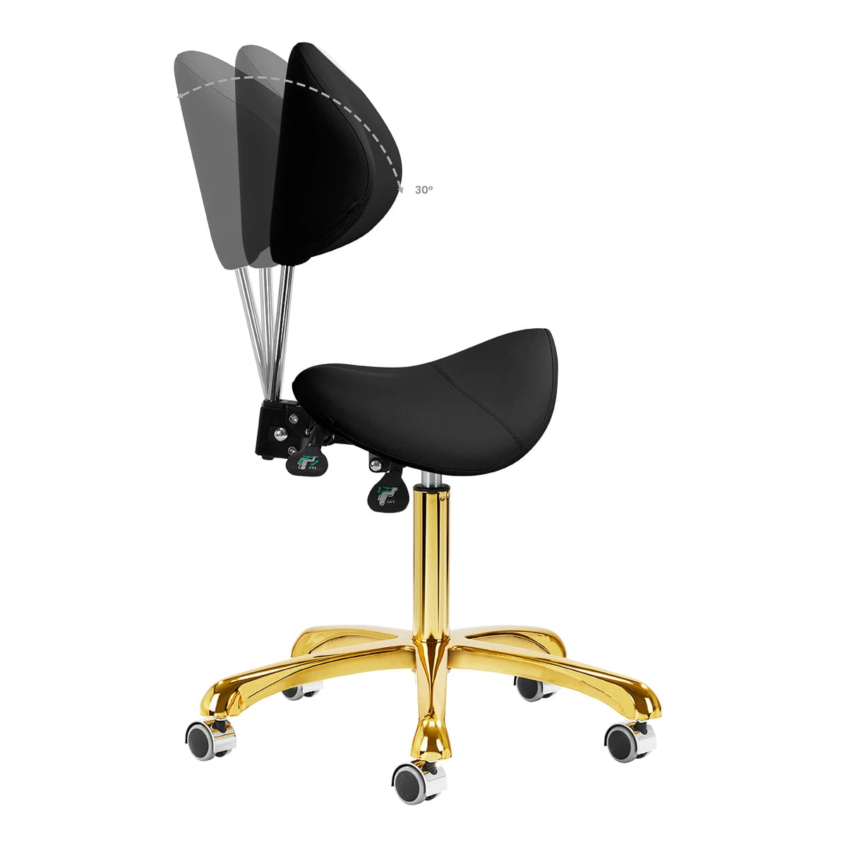 Master Chair Giovanni 1004 Gold Black