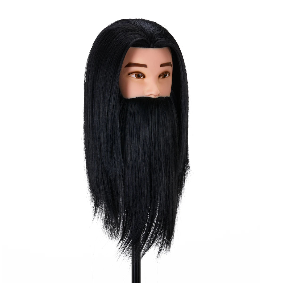 Gabbiano WZ4 beard training head made of artificial hair, color 1H, length 8"+6"