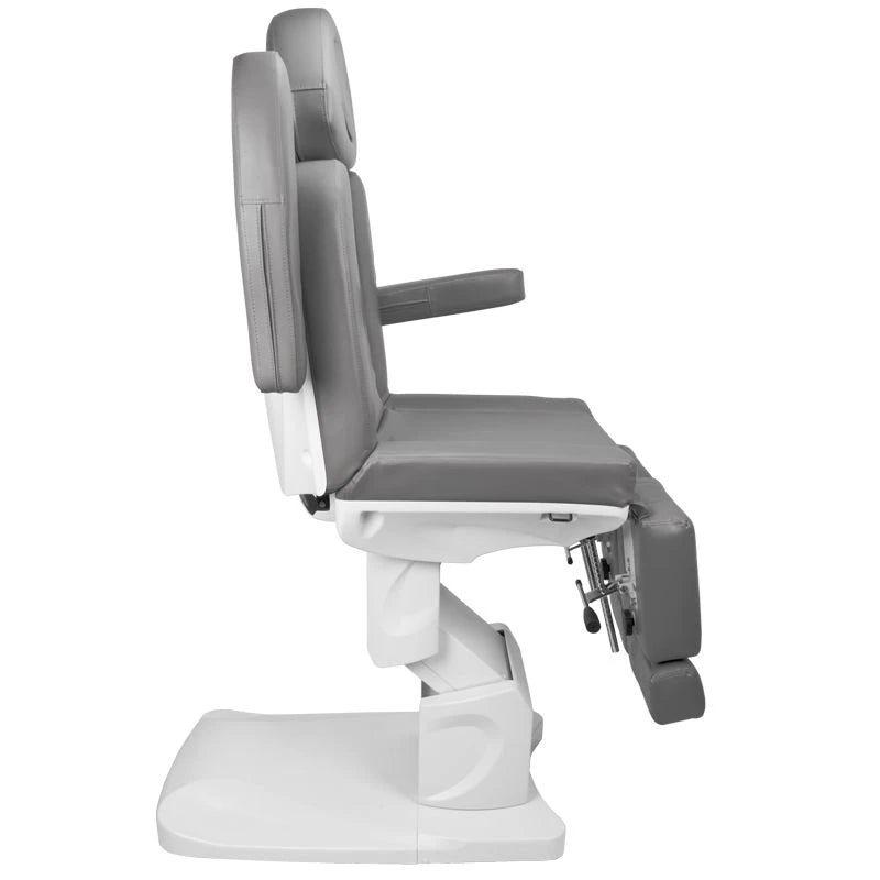 Fauteuil de pédicure Azzurro 708AS PEDI, 3 moteurs, gris