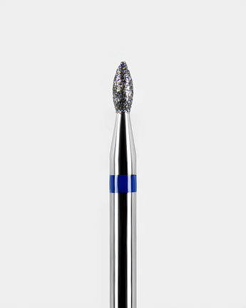 Embout diamanté bleu droit bud 018