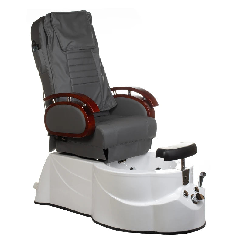Pedikűrszék masszázzsal BR-3820D, szürke
