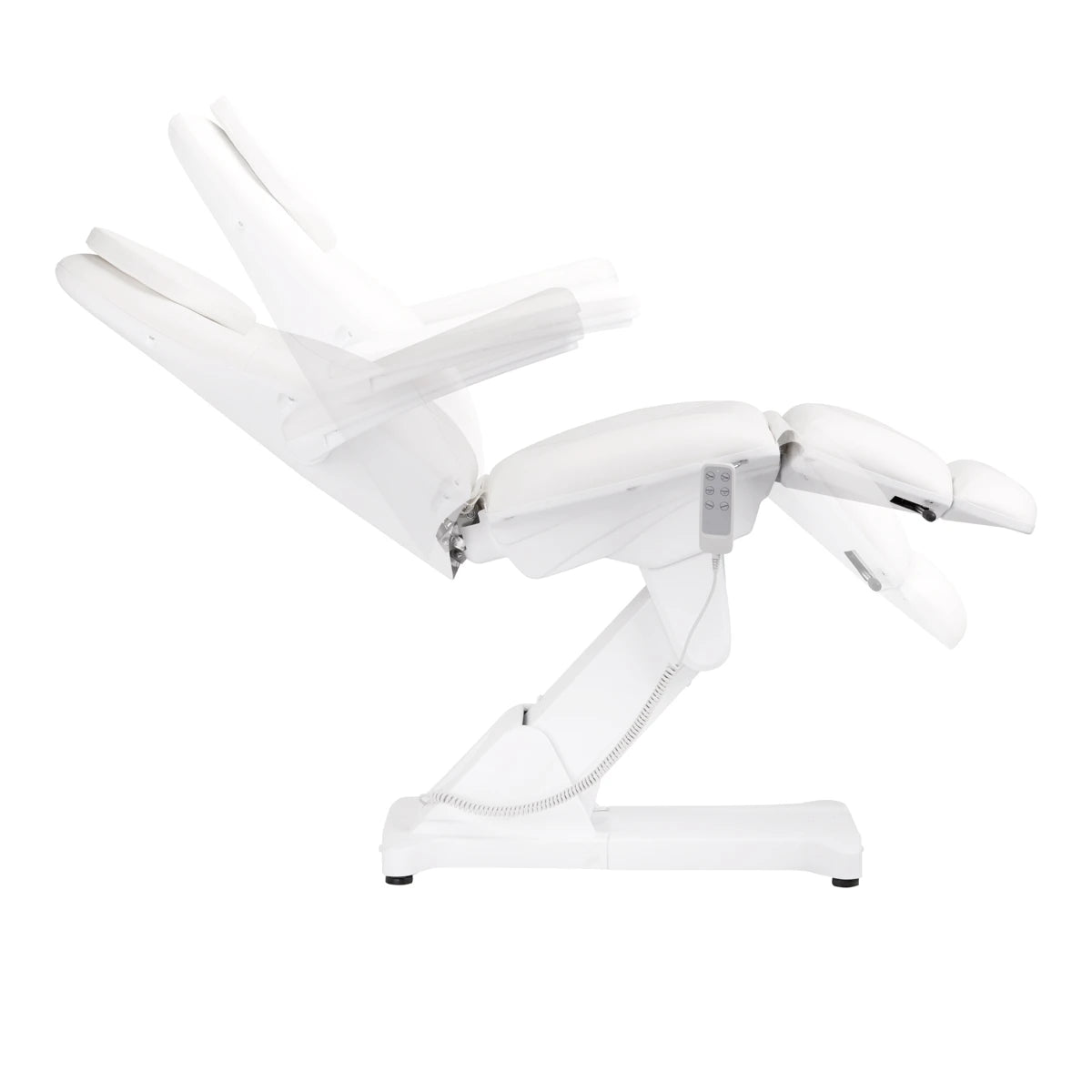 Косметологическое кресло-кушетка SILLON BASIC, 3 мотора, белое