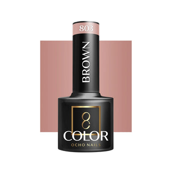 OCHO NAILS Gēla nagu laka Brown 803, 5 g