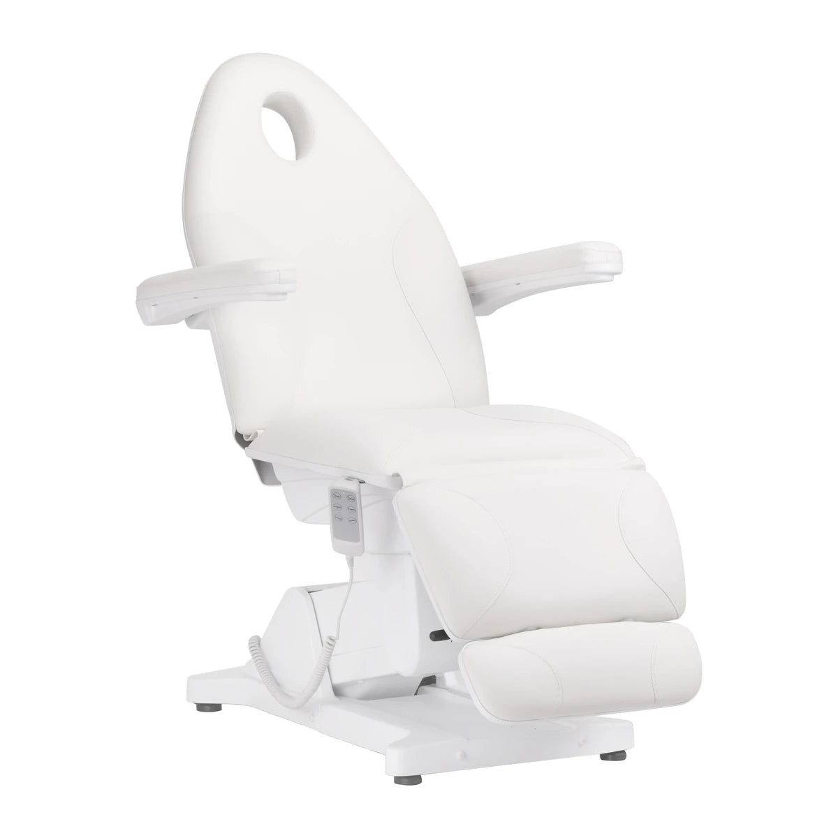 Косметологическое кресло-кушетка SILLON BASIC, 3 мотора, белое