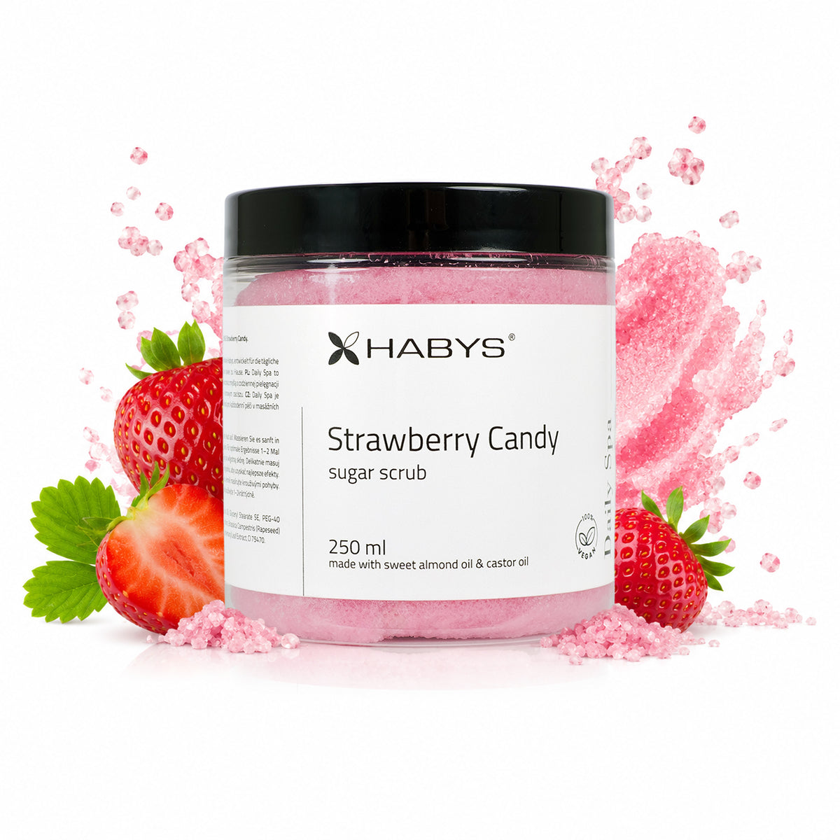 Daily Spa Strawberry Candy Sugar Scrub, 250 ml