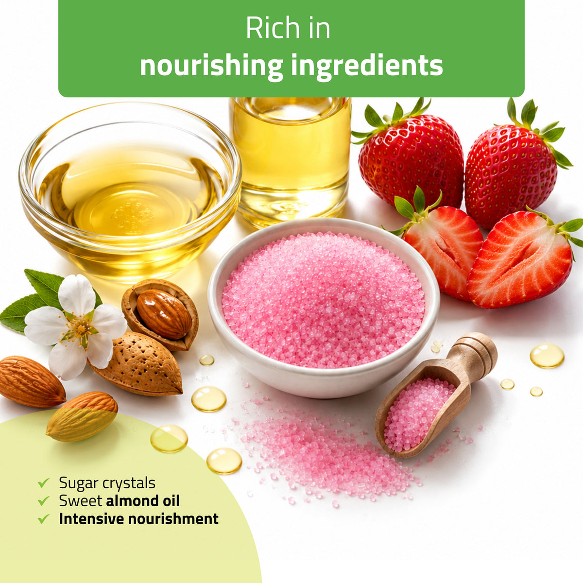 Daily Spa Strawberry Candy Sugar Scrub, 250 ml